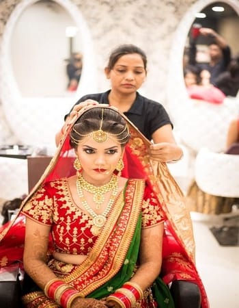 bridal makeup and hair trial